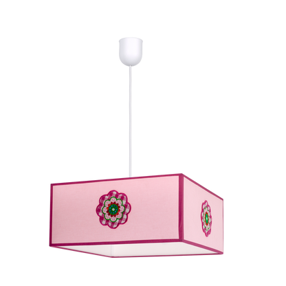 Lámpara colgante infantil con altura regulable, ideal para dormitorio