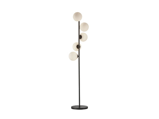 Lámpara de Pie Inoa 5 Luces 159 cm Negro Mate y Opal Schuller - vista principal | Schuller