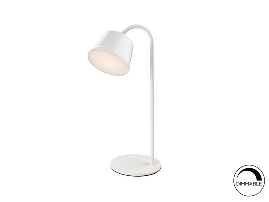 Lámpara de Sobremesa LED Portátil Cuco 3W Recargable Schuller - Blanco | Schuller · Ref. 498276