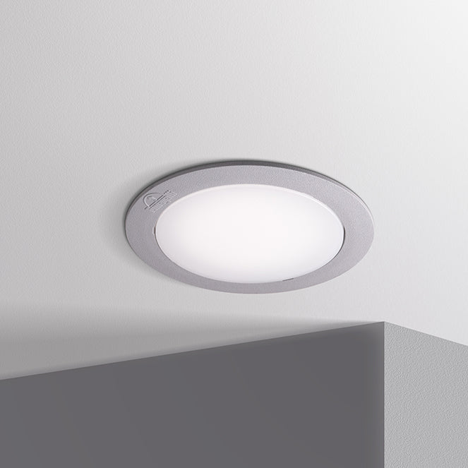 Downlight TERESA fabricado en Resina color Gris para exterior