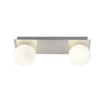 Regleta 2L Gio cromo ALEMAR IP44 baño - Vista principal