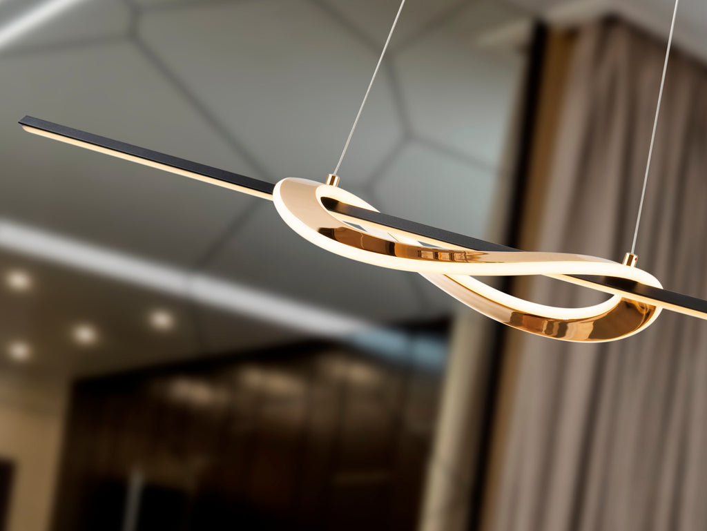 Lámpara LED Regulable Enora Negro/Dorado - Schuller - 228091 - Vista 3