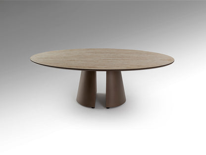 Mesa de Centro Ovalada Travertino - Samara Schuller - 498814 - Vista 4