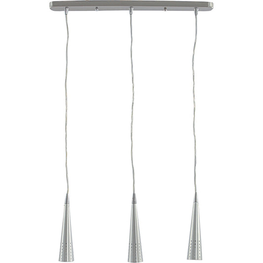 Lámpara Colgante CRIOLITA 55 cm Aluminio Interlusa - Vista frontal principal en fondo blanco | LuzGurú
