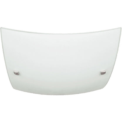 Plafón Marselha Cuadrado 30 cm Opaco Interlusa - Vista frontal principal en fondo blanco | LuzGurú