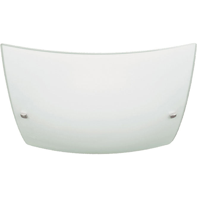 Plafón Moderno Marselha Cuadrado 40 cm Opaco Lumit Interlusa - Vista frontal principal en fondo blanco | LuzGurú