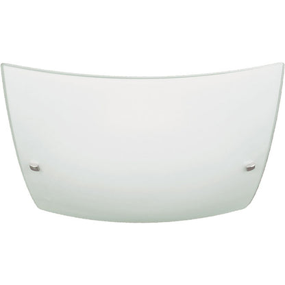 Plafón Moderno Marselha Cuadrado 40 cm Opaco Lumit Interlusa - Vista frontal principal en fondo blanco | LuzGurú