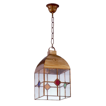 Farol colgante con casquillo E27 para ambiente acogedor