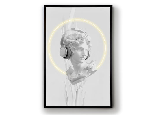 Cuadro Decorativo con Luz LED Busto Blanco 80x120 cm Schuller - vista principal | Schuller