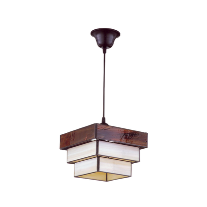 Lámpara colgante rústica con casquillo E27 para una iluminación acogedora