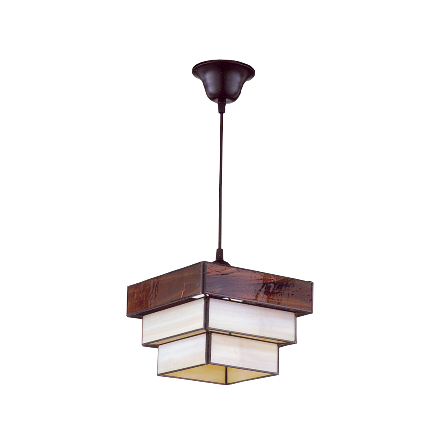 Lámpara colgante rústica con casquillo E27 Fabrilamp / Abrila, perfecta para salón