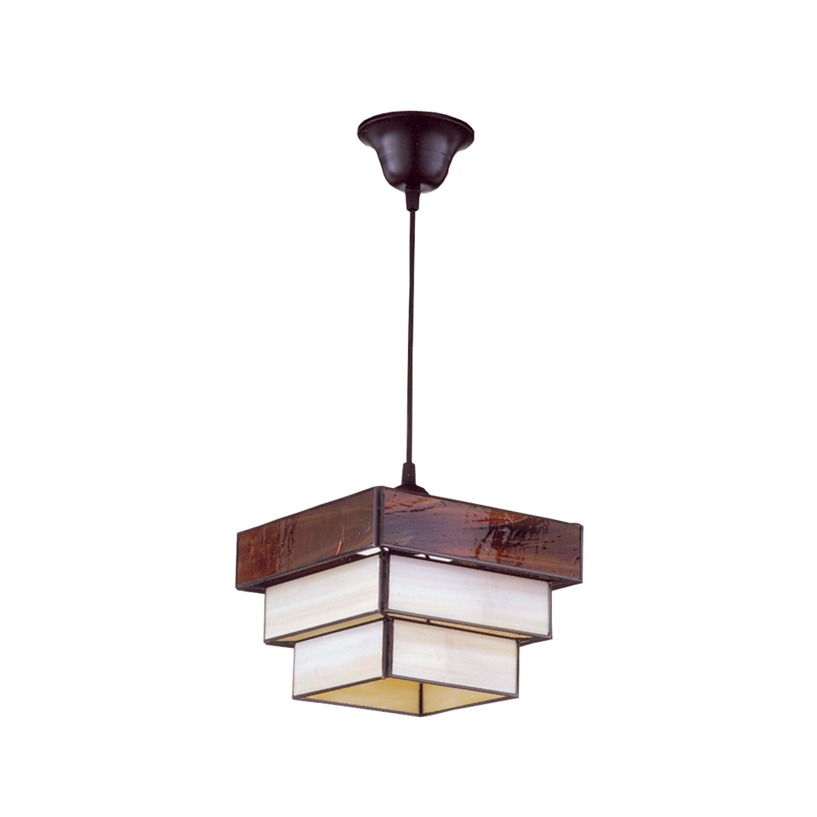 Lámpara colgante rústica con casquillo E27 Fabrilamp / Abrila, perfecta para salón
