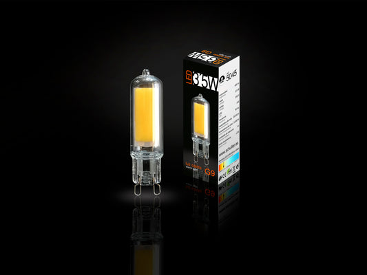Bombilla LED G9 COB 4W Luz Cálida 3000K Schuller en ambiente decorado | Schuller