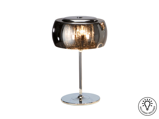 Lámpara de Sobremesa Argos 28 cm 3 Luces Cromo y Cristal Schuller - vista principal | Schuller