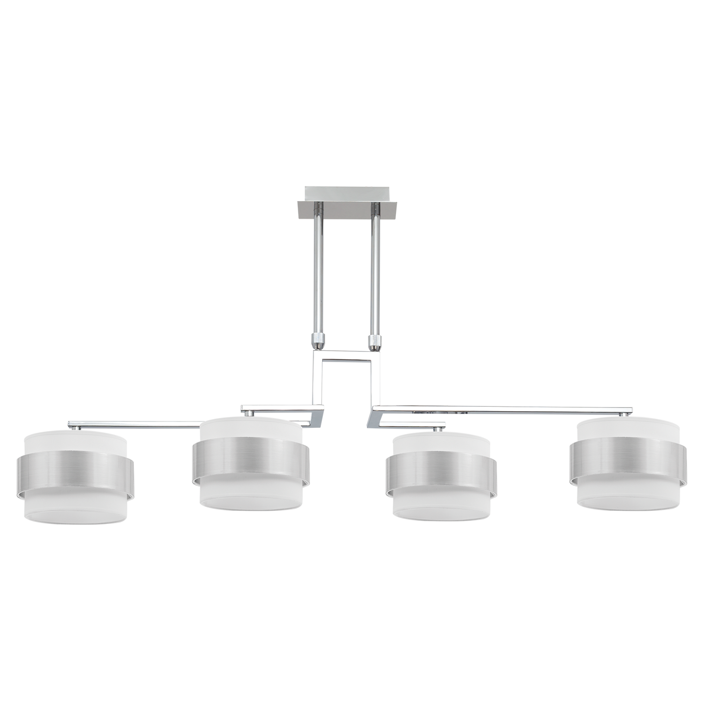 Lámpara de techo con altura regulable entre 50 y 65 cm, ideal para salón