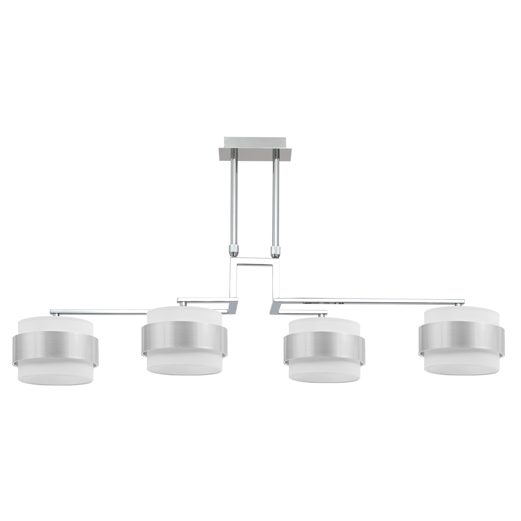 Lámpara de techo con altura regulable entre 50 y 65 cm, ideal para salón