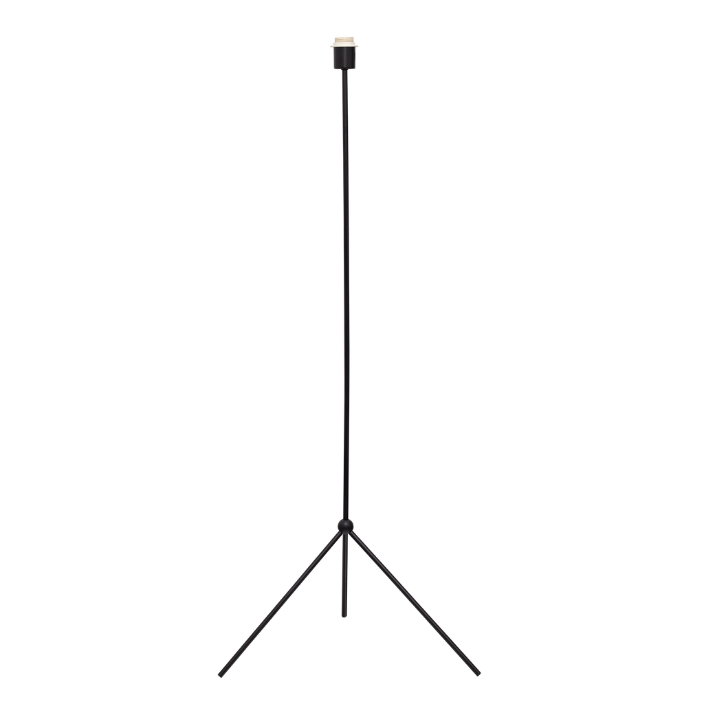 Armazón para pie de salón serie Imola, color negro, portalámparas E27. Fabrilamp en luzguru.com