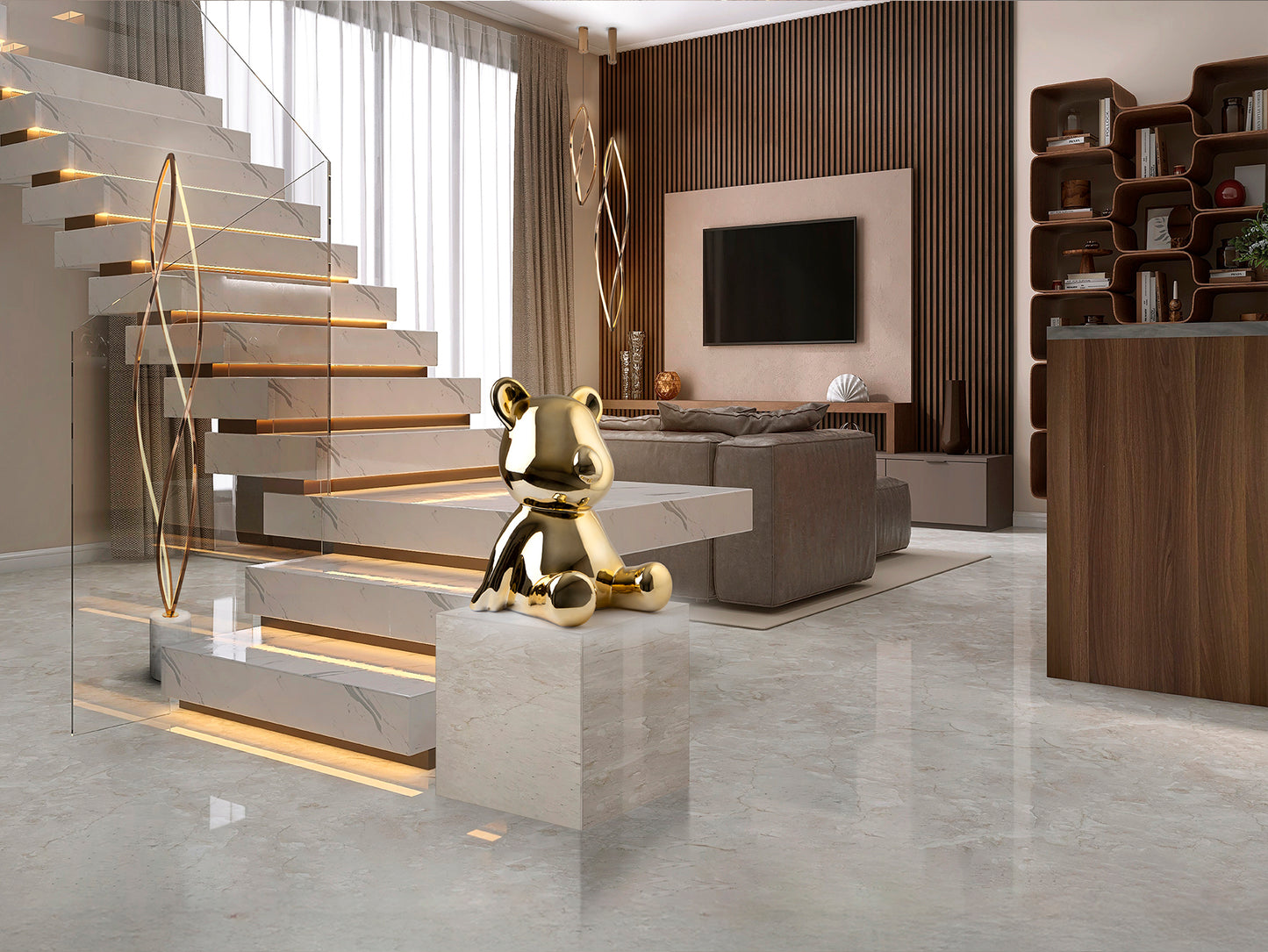 Figura Decorativa Oso Dorado Osito - Schuller - 351522 - Vista 2