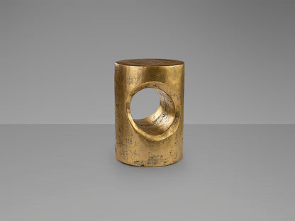 Mesa Auxiliar Hole Dorada - Oro Patinado - Schuller - 409018 - Vista 4