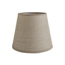 Pantalla cónica 50 cm tela saco marrón E-27 ALEMAR - Vista principal