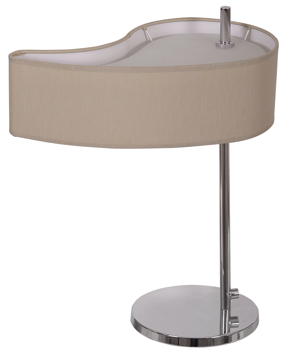 Lámpara Ying-Yang fabricada en materiales de alta calidad color Topo