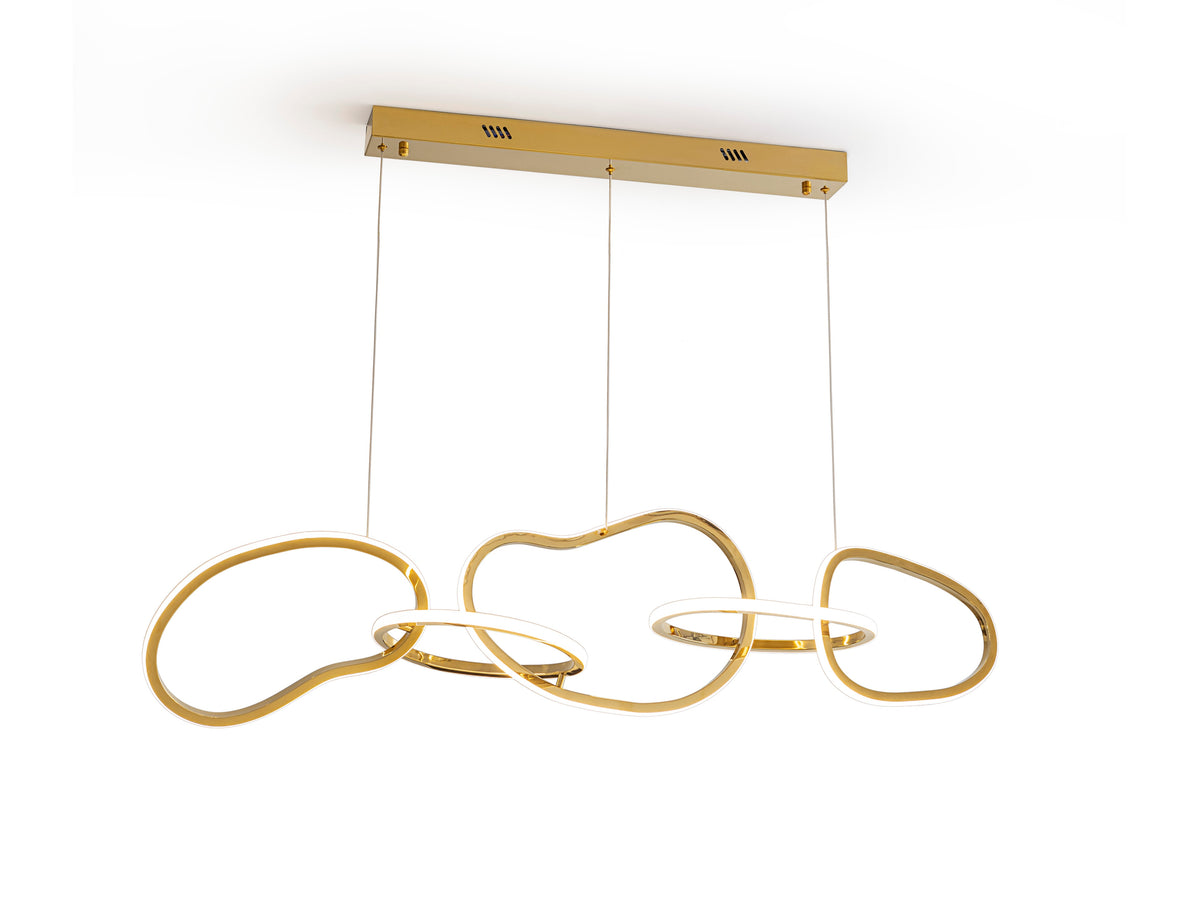 Lámpara Colgante LED Nexo Oro Brillo Schuller - 5 luces | Schuller · Ref. 532310