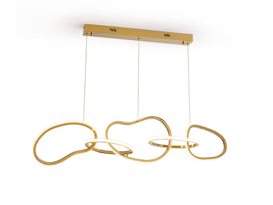 Lámpara Colgante LED Nexo Oro Brillo Schuller - 5 luces | Schuller · Ref. 532310
