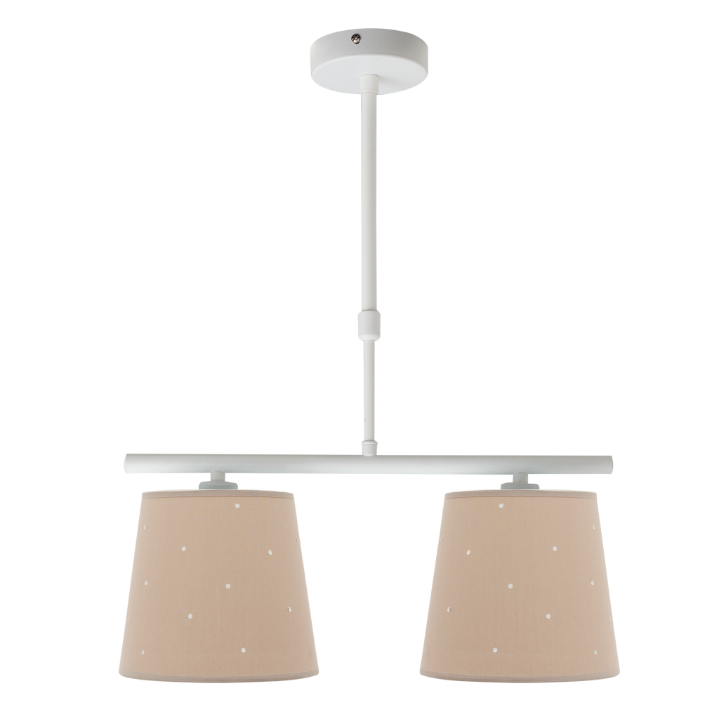 Lámpara Consciencia infantil fabricada en Textil color Piedra