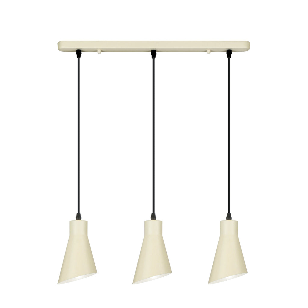 Lámpara de 3 Luces Bera Crema Satinado Regulable - Schuller - 13348 - Vista 4