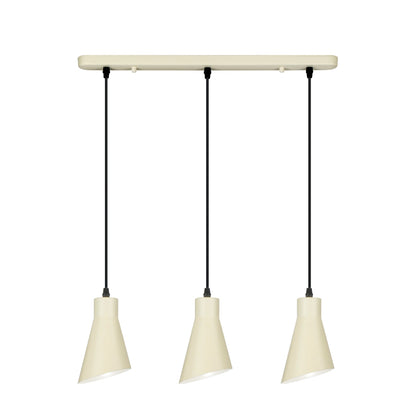 Lámpara de 3 Luces Bera Crema Satinado Regulable - Schuller - 13348 - Vista 4