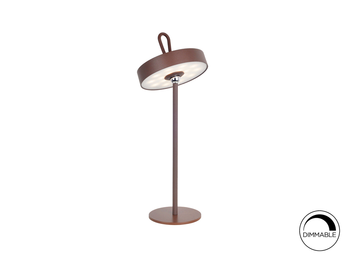 Lámpara de Sobremesa LED Portátil Gong 35 cm Schuller - Corten | Schuller · Ref. 551821