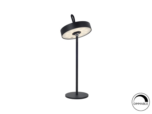 Lámpara de Sobremesa LED Portátil Gong 35 cm Schuller - Negro | Schuller · Ref. 551845