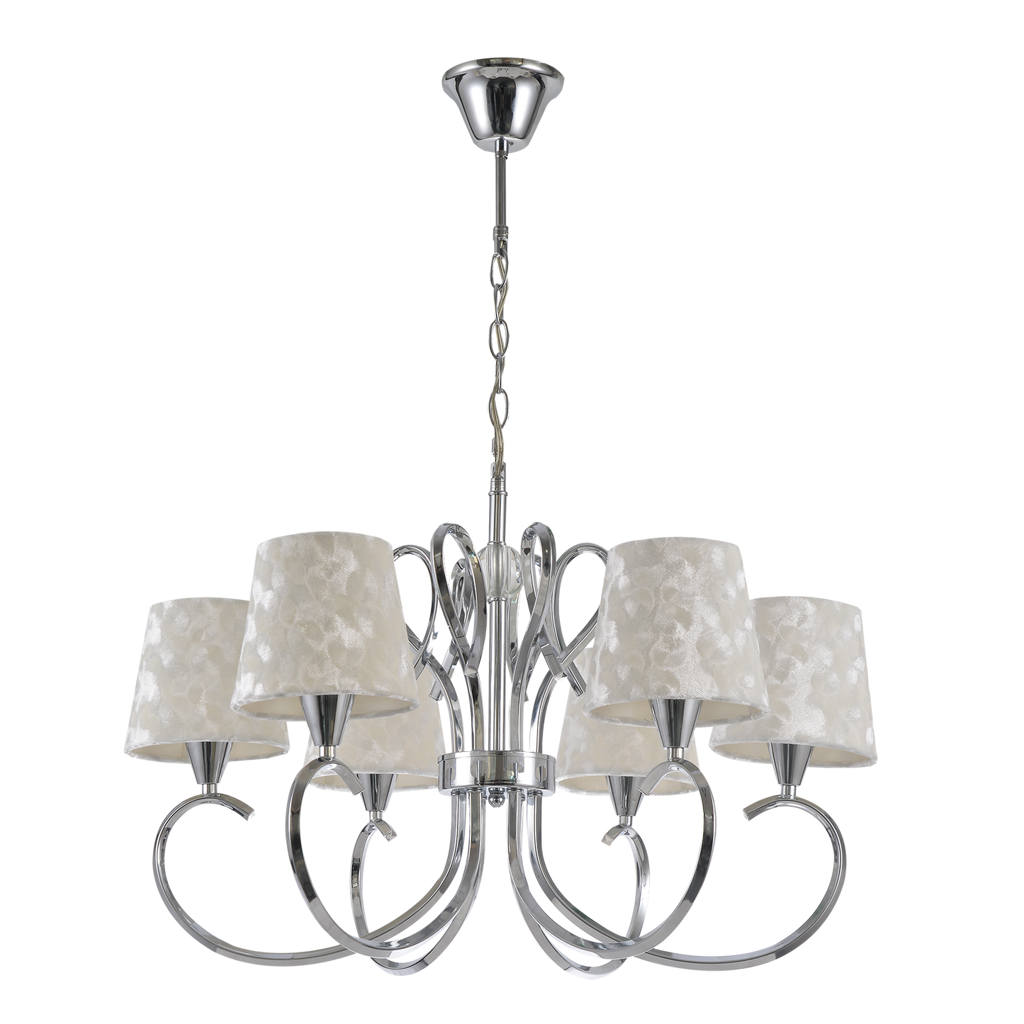 Lámpara clásica de 6 luces E14 con diseño elegante ideal para interior