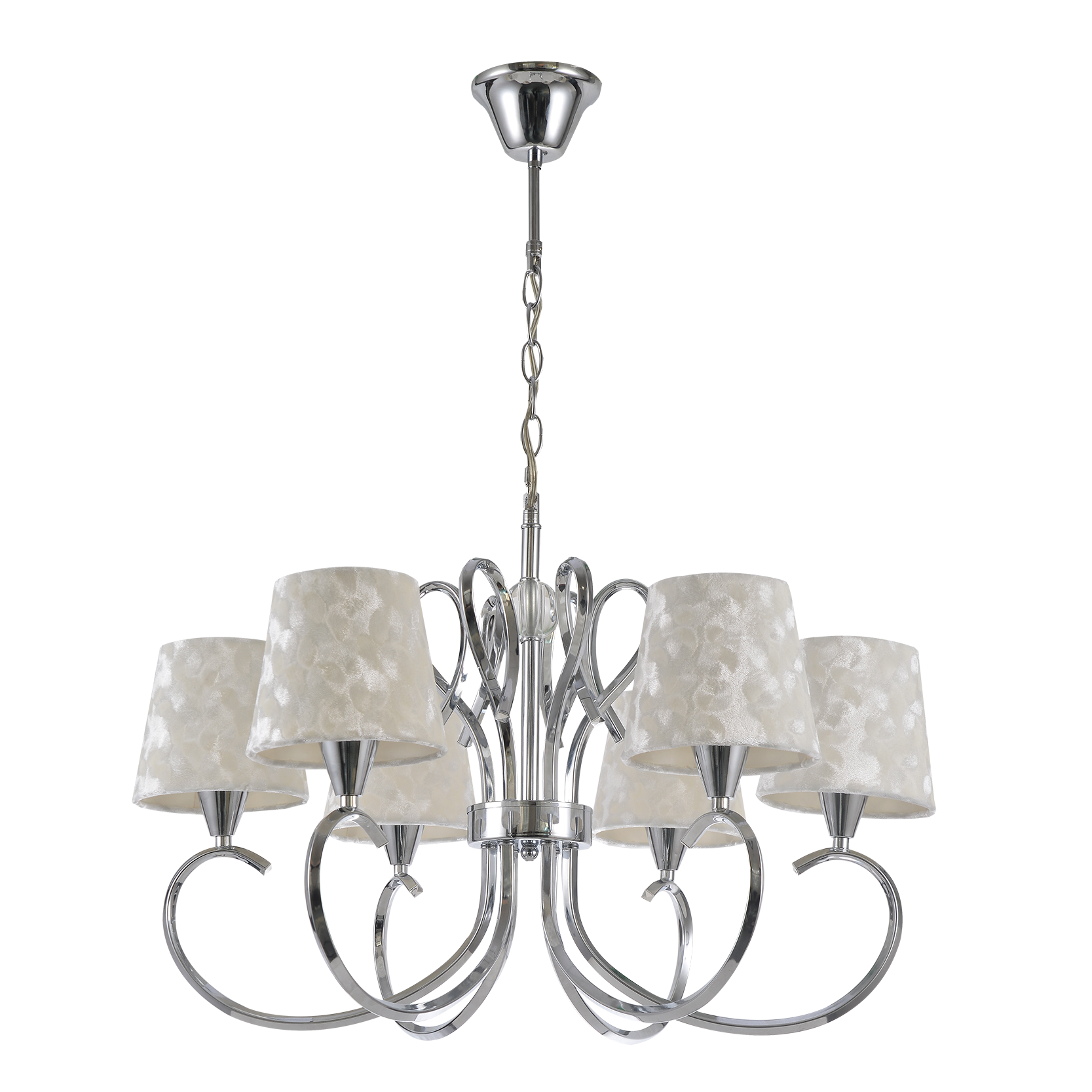 Lámpara clásica de 6 luces E14 con diseño elegante ideal para interior