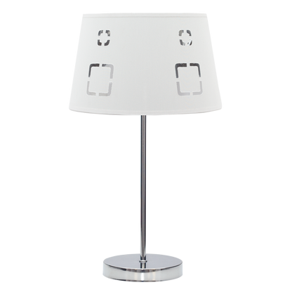 Lámpara de mesa con luz difusa, perfecta para crear un ambiente cálido en el interior de tu hogar.