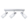 Regleta 3 luces Samba cromo ALEMAR con tulipas opal - Vista principal