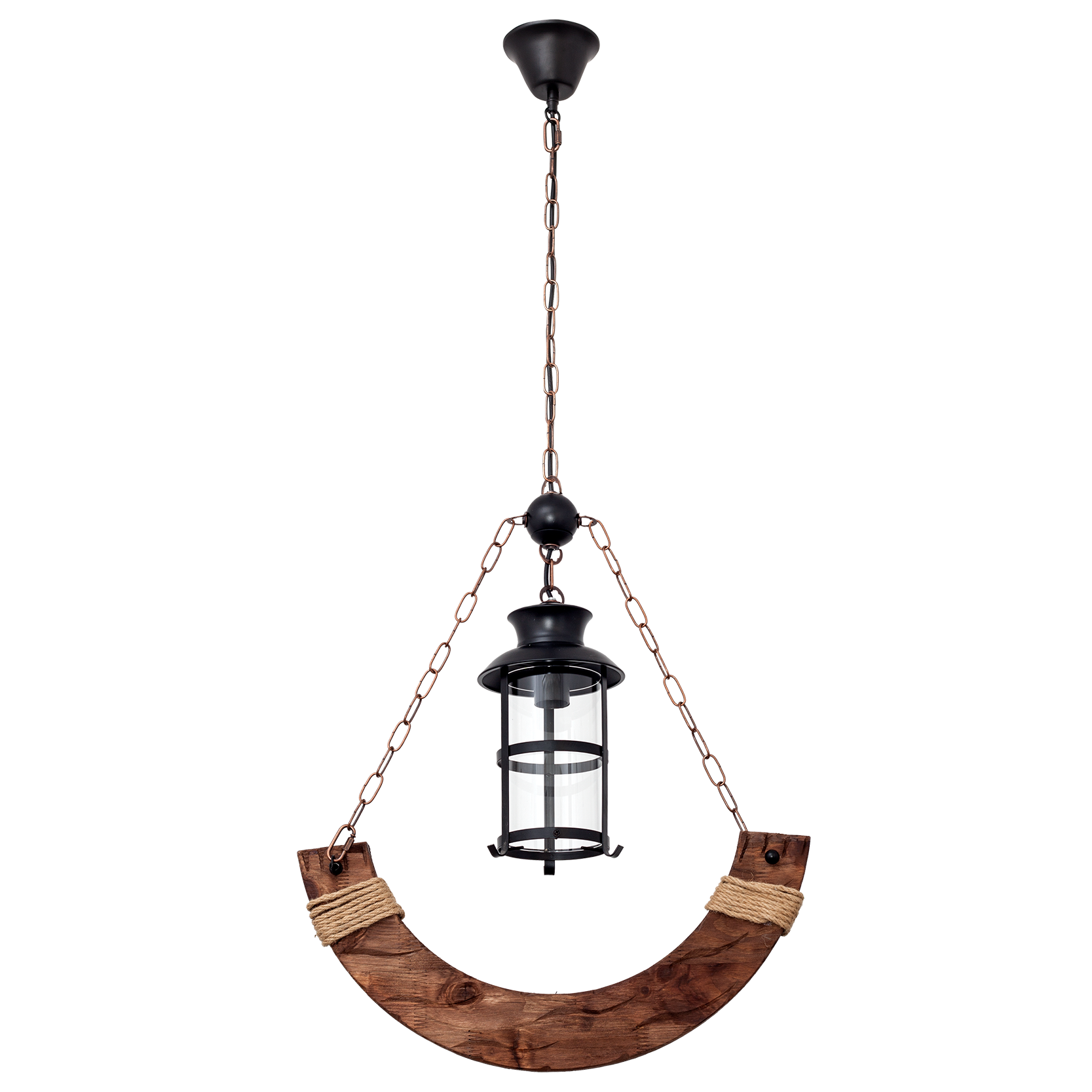 Lámpara colgante con portalámparas E27 para luz cálida en interiores