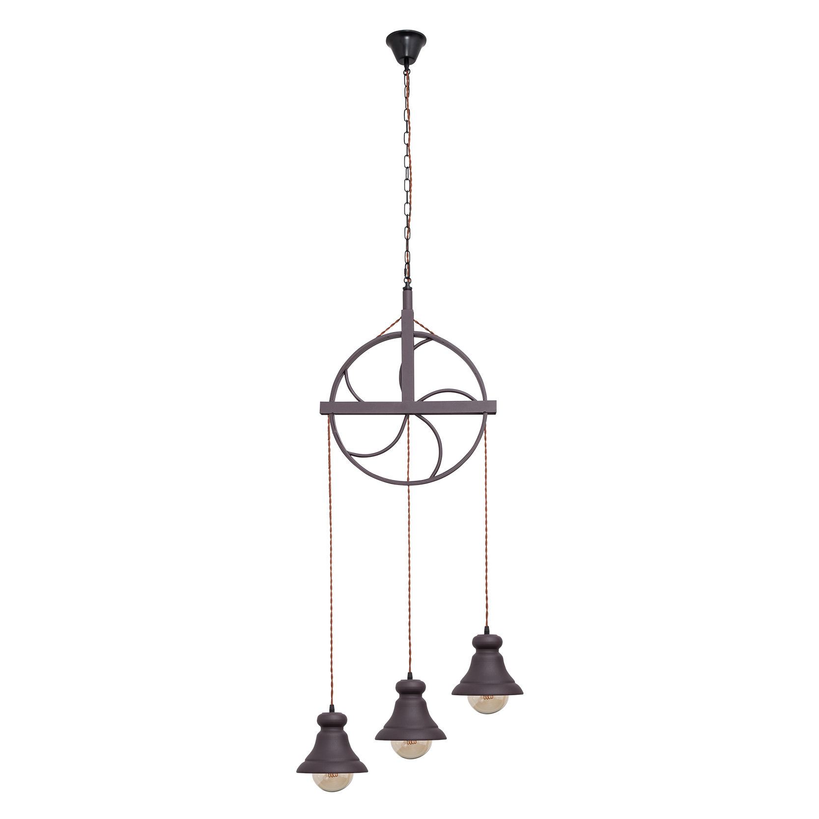 Lámpara colgante con altura regulable ideal para interior