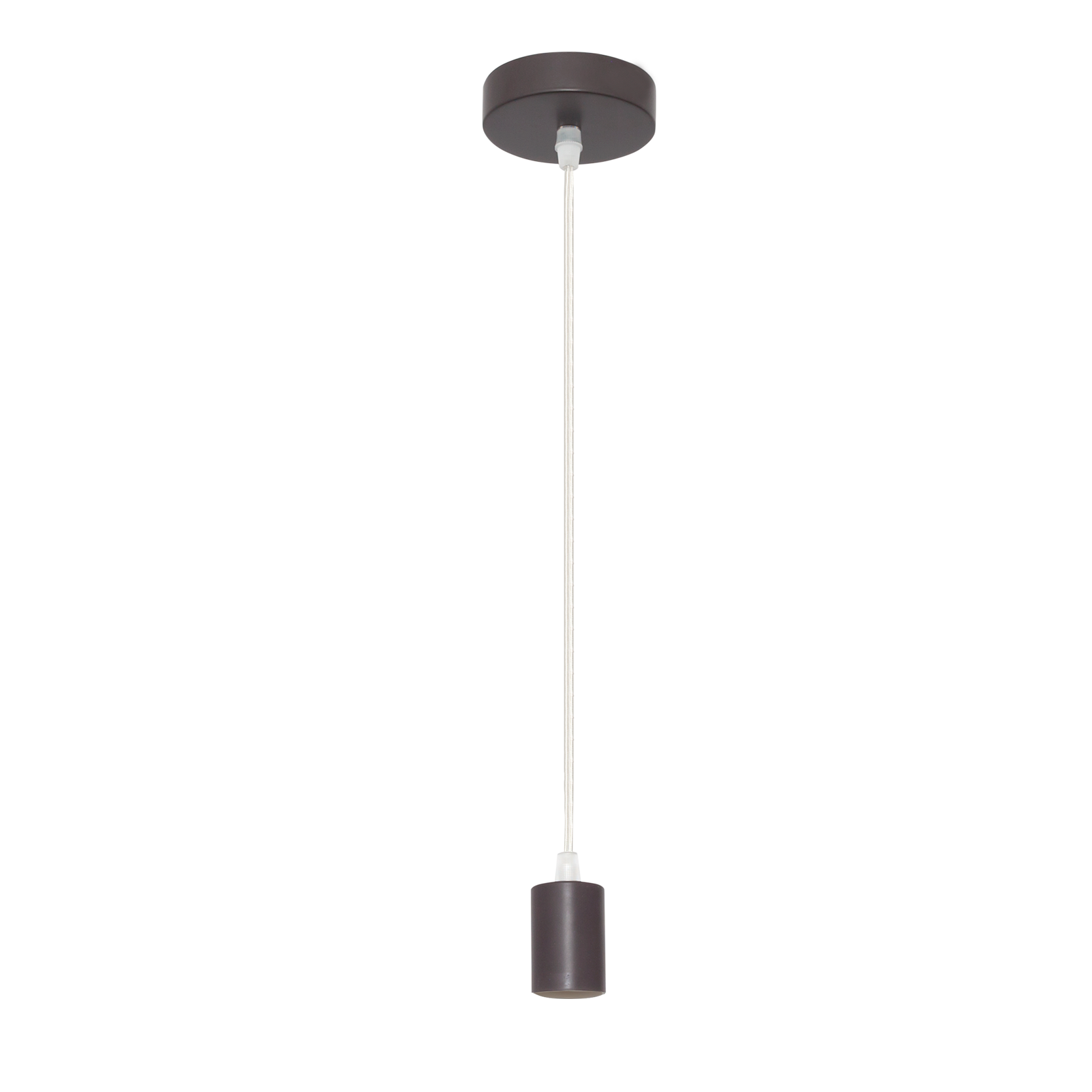 Armazón Maldivas fabricado en Metal color Marrón para lámpara E27