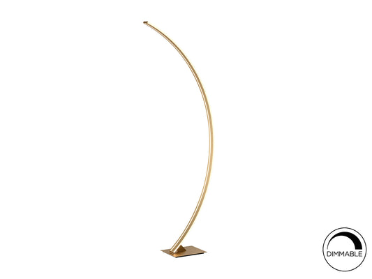 Lámpara de Pie LED Arcus 150 cm Oro Cepillado Schuller - vista principal | Schuller