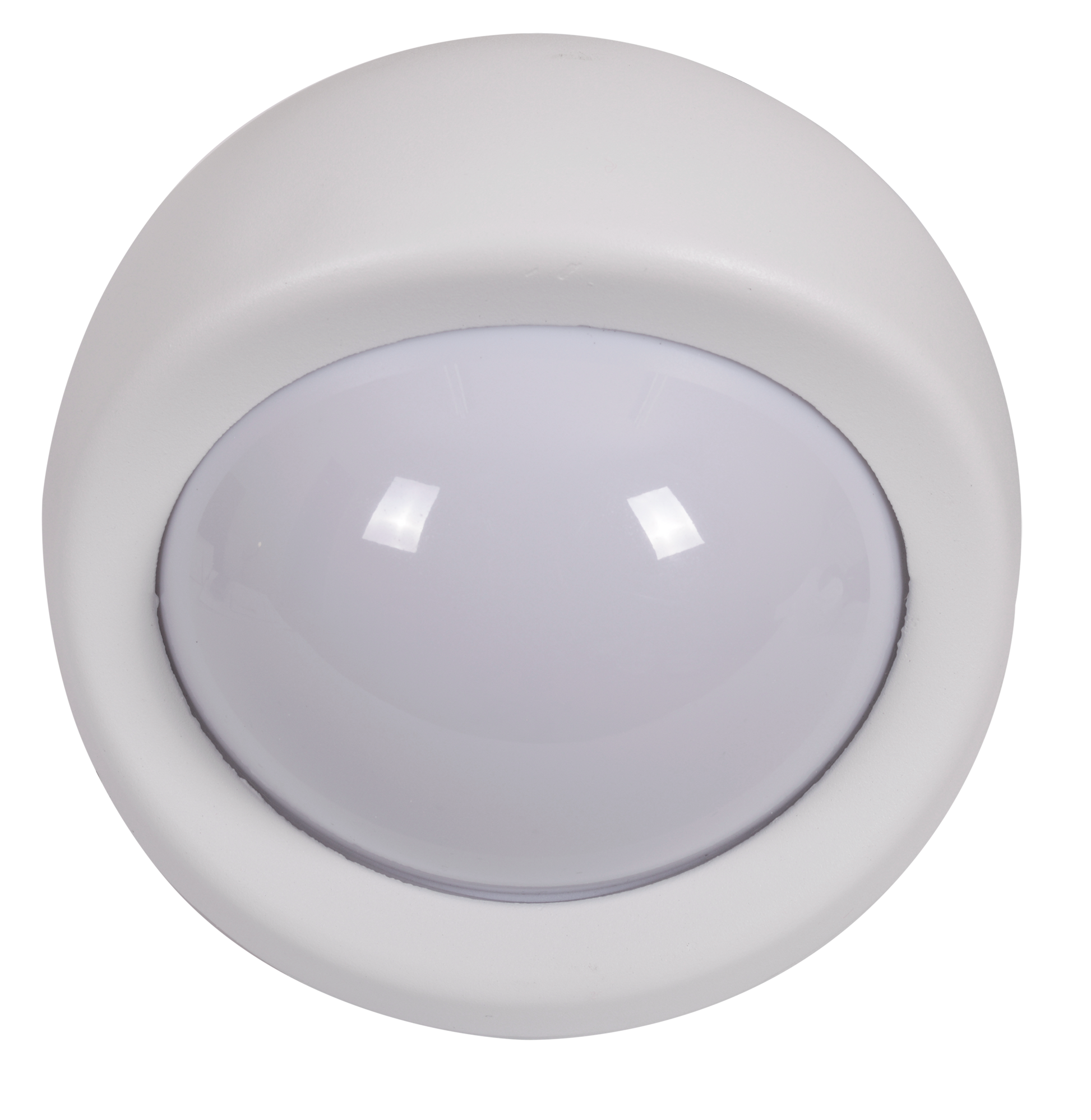 Aplique Eufrates fabricado en aluminio color blanco, ideal para iluminación exterior