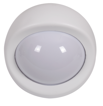 Aplique Eufrates fabricado en aluminio color blanco, ideal para iluminación exterior