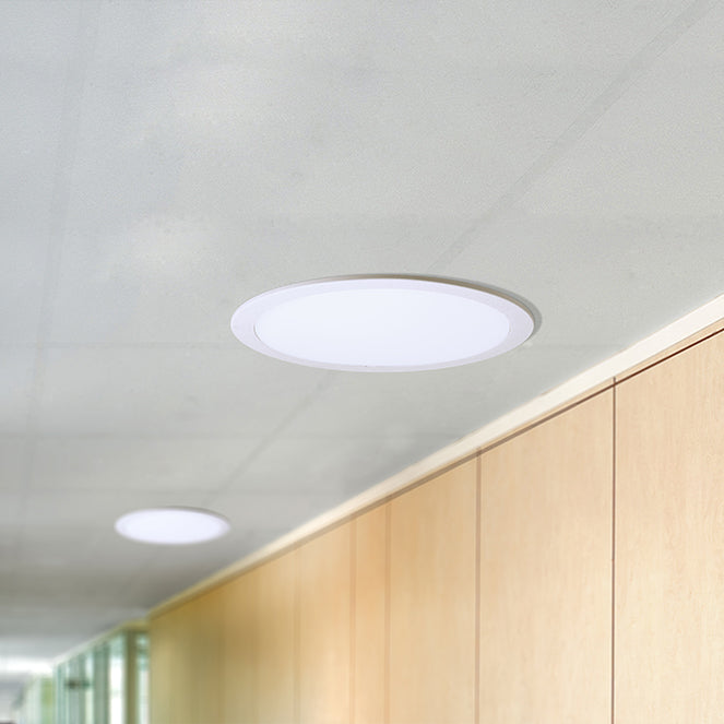 Downlight TERESA fabricado en resina color blanco