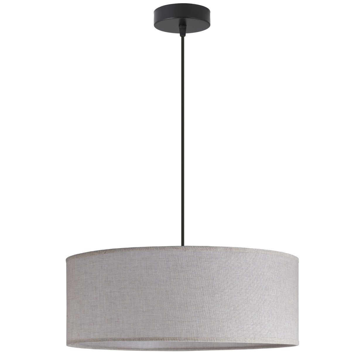 Colgante Mera lino visón Alemar con pantalla tela - Vista principal