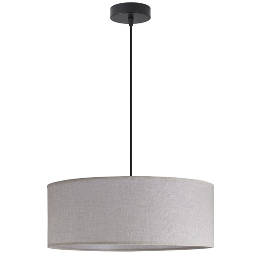 Colgante Mera lino visón Alemar con pantalla tela - Vista principal