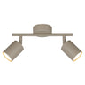 Regleta 2 focos orientables arena ALEMAR - Vista principal