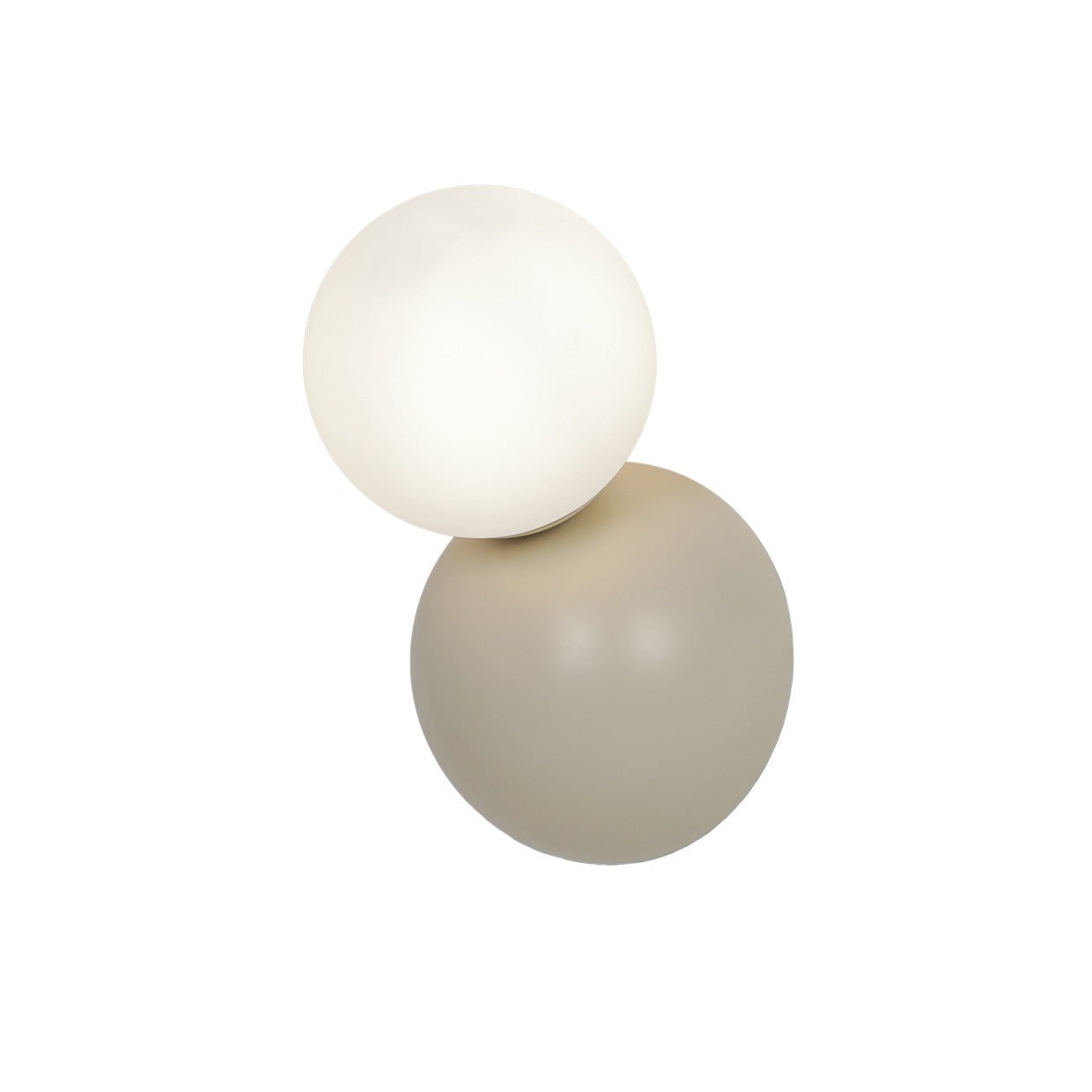 Aplique de pared Mint Beige ALEMAR con tulipa opal - Vista principal