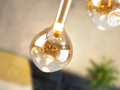 Lámpara Essenza 1 Luz Negro-Dorado Regulable - Schuller - 346911 - Vista 3