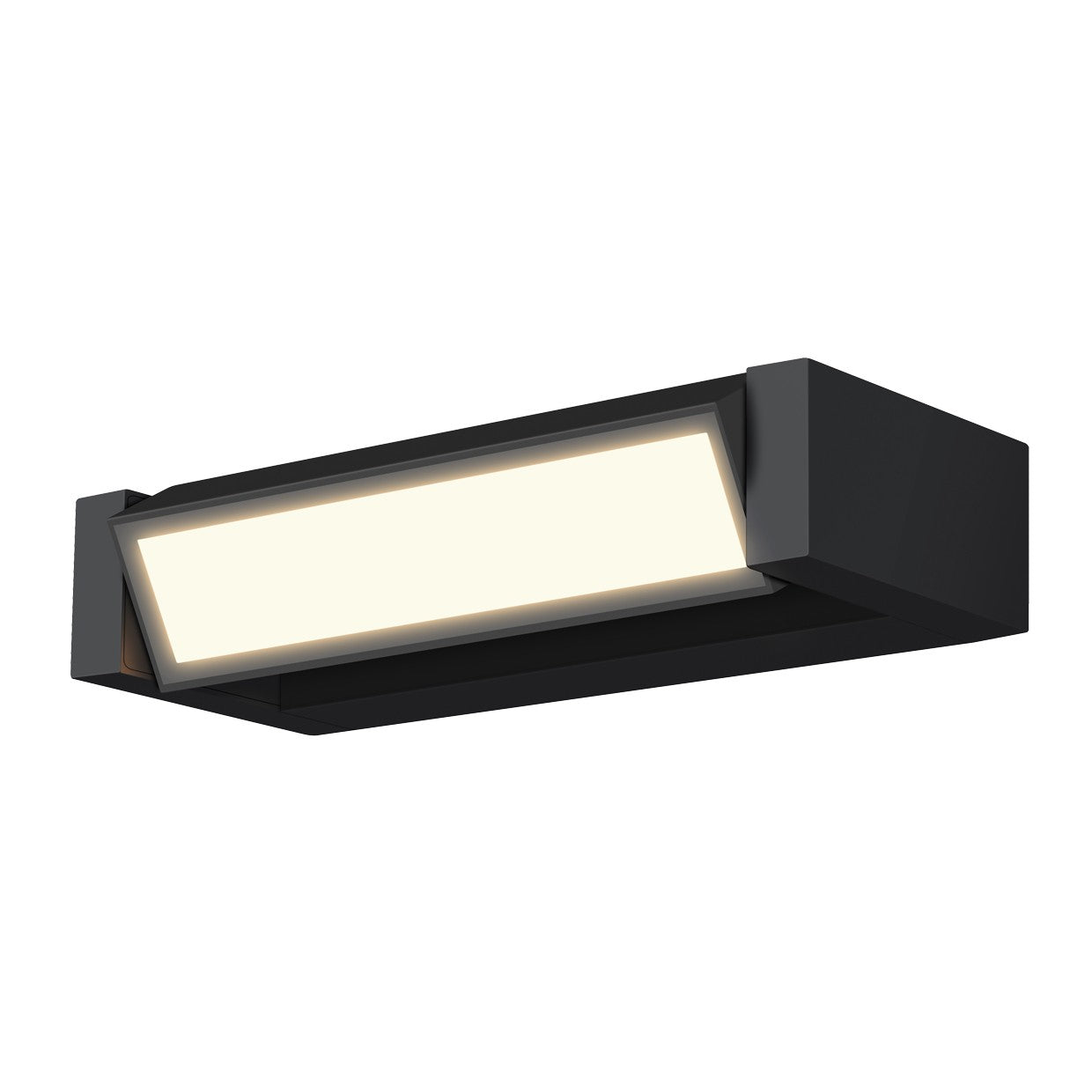 Aplique exterior LED 12W Longo negro ALEMAR con luz orientable - Vista principal