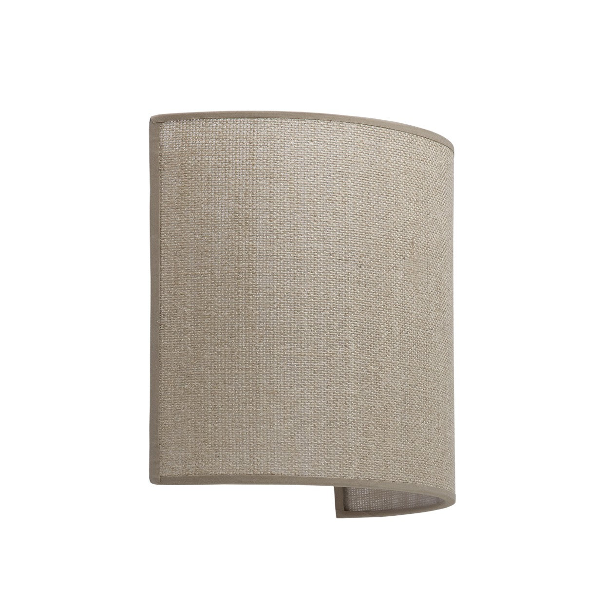 Aplique de pared Mera ALEMAR con pantalla saco marrón 1 luz - Vista principal